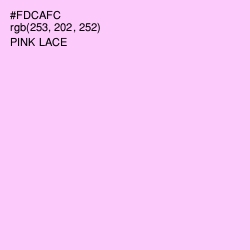 #FDCAFC - Pink Lace Color Image